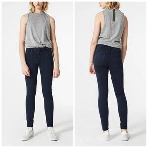 AG Adriano Goldschmied Farrah High Rise Skinny Ankle Sateen Jeans
